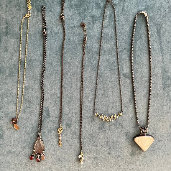 Stunning OOAK Designer Oxidized Silver Sabine Sjostrand 'EON DSGN' Necklace - Picture 5 of 8